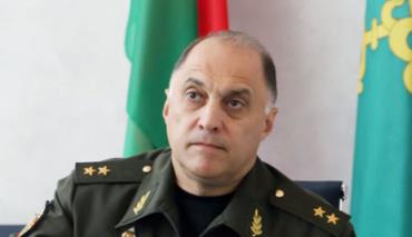 Госсекретарь Совбеза Беларуси Вольфович посетил расположения военных на южной границе